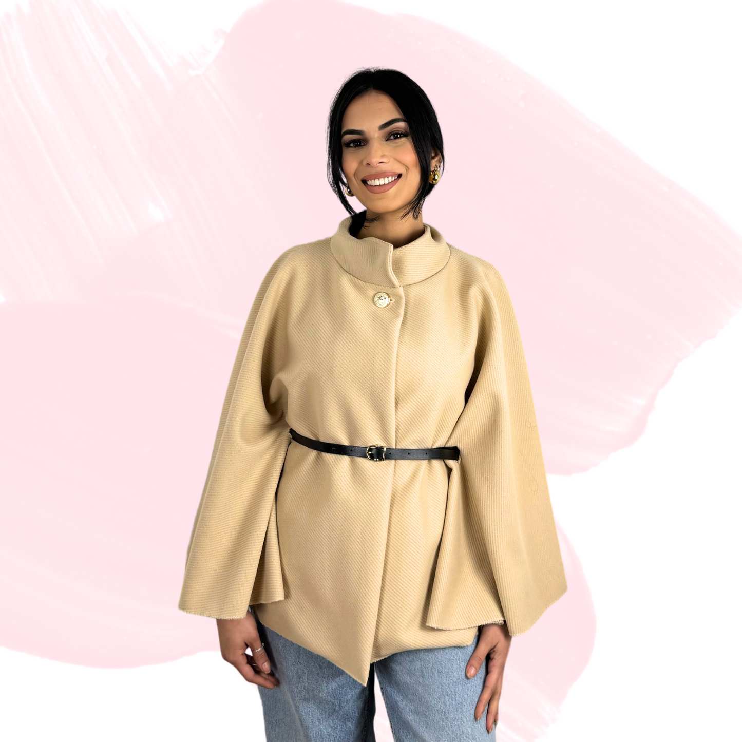 Amore Poncho - Beige