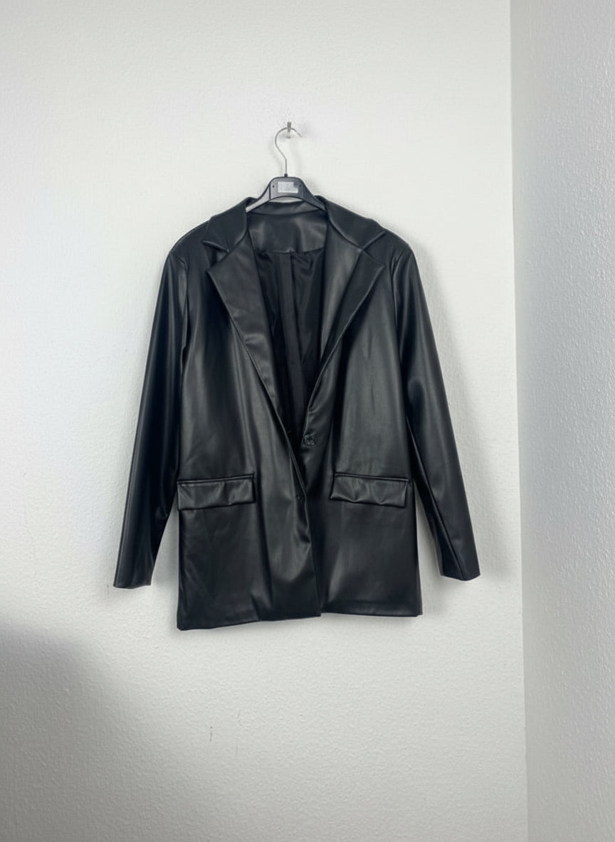 Leder Blazer