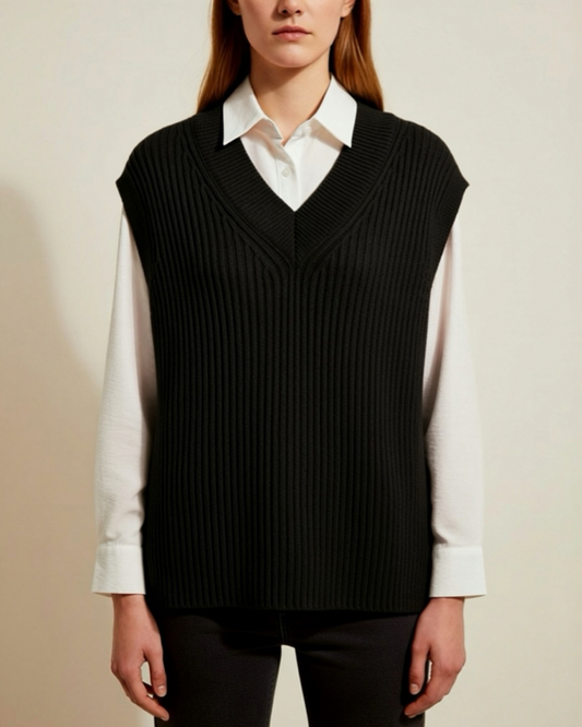 Belle Bluse & Weste Set - Versch. Farben