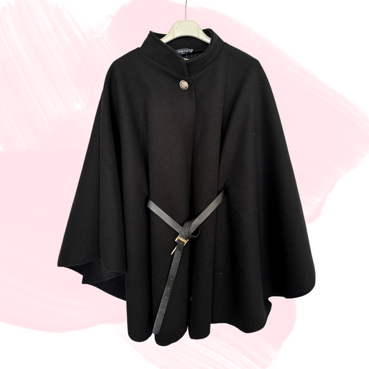 Ma Belle Poncho - Black