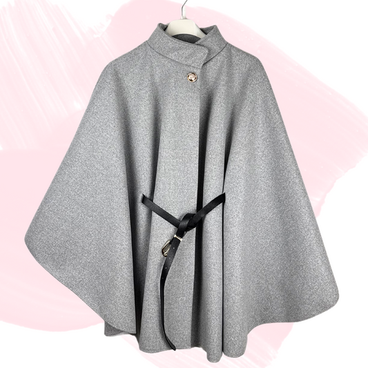 Ma Belle Poncho - Grey