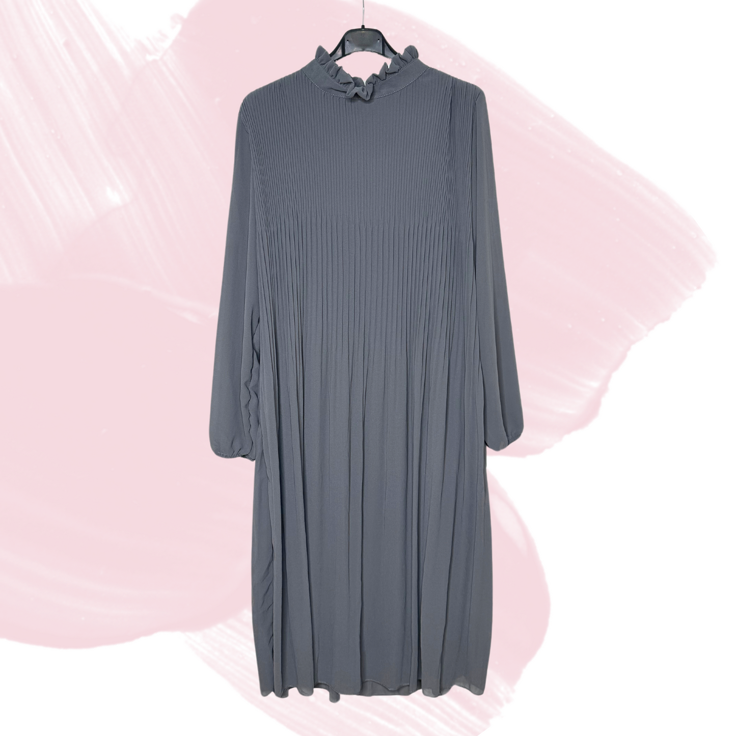 Lia Midi Dress - Grey