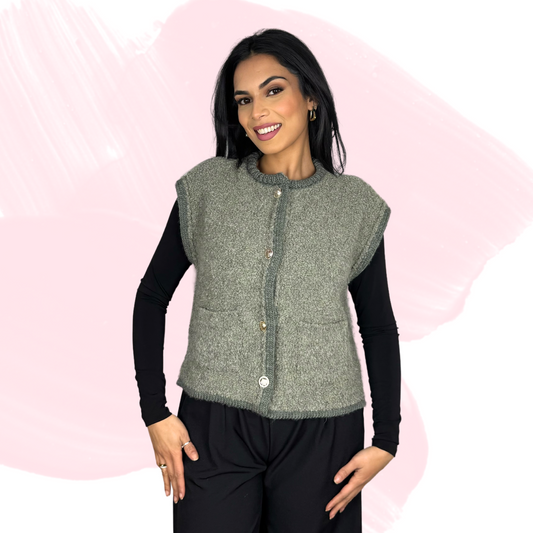 Ella Cardigan - Khaki