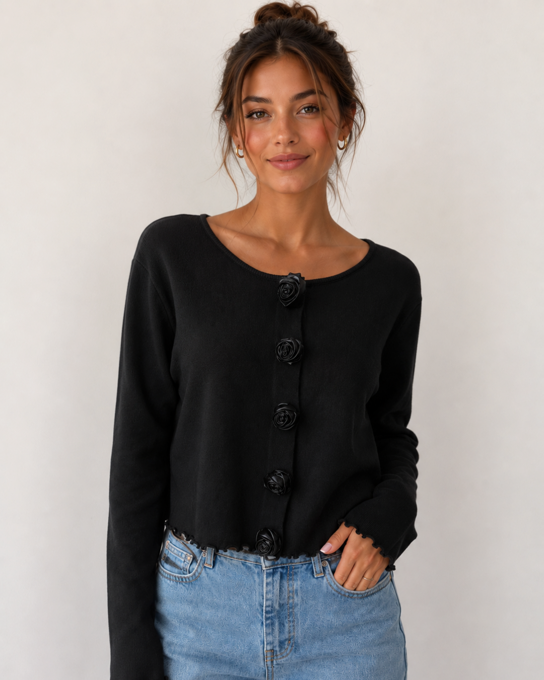 Flower Cardigan - Versch. Farben
