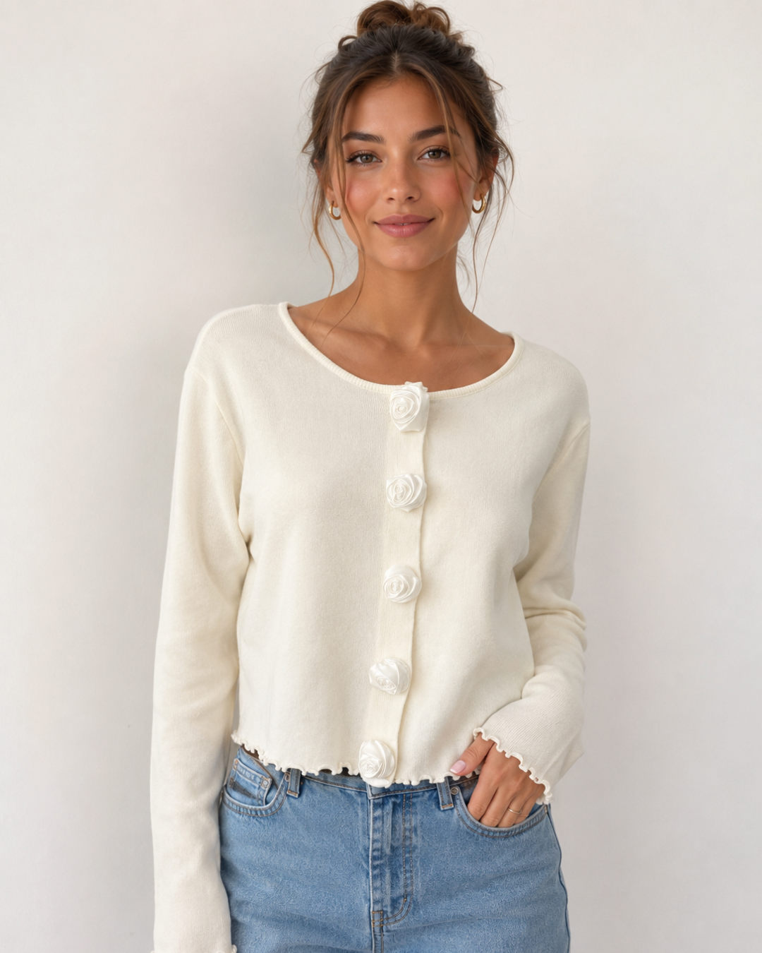 Flower Cardigan - Versch. Farben