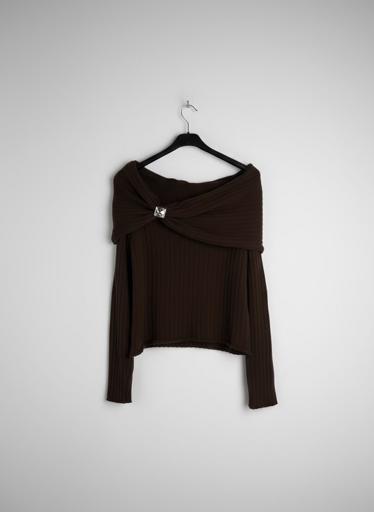 Leyla Off Shoulder  Pullover