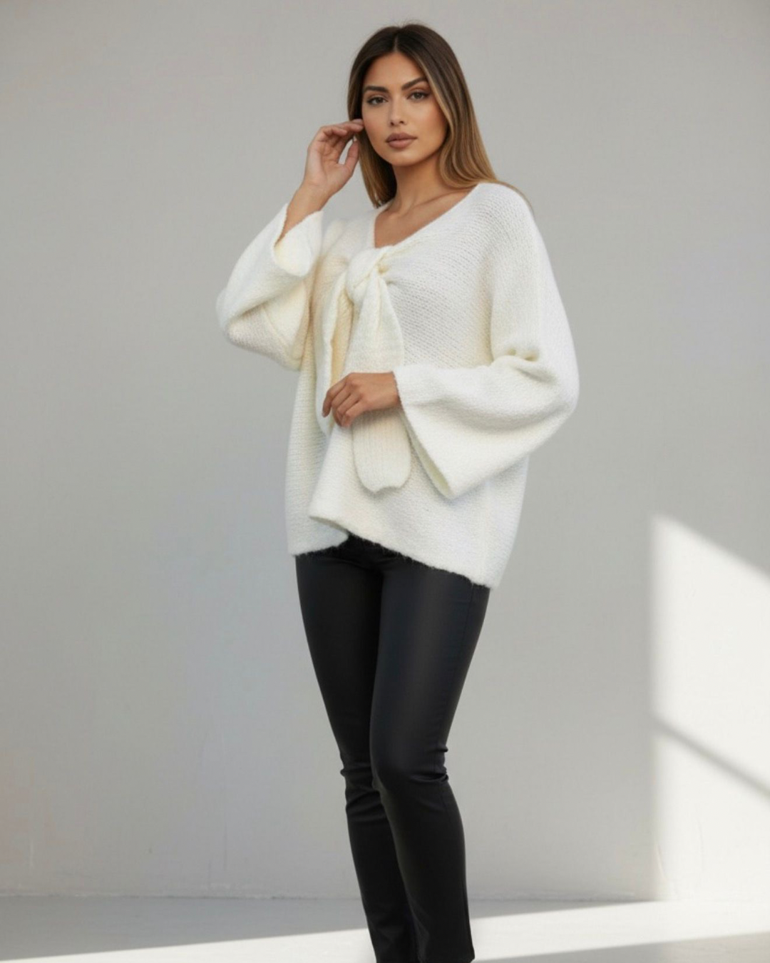 Daisy Schleifen Pullover