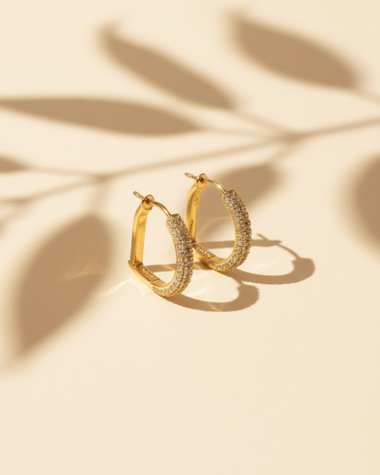 Daisy Zirconia Ohrringe