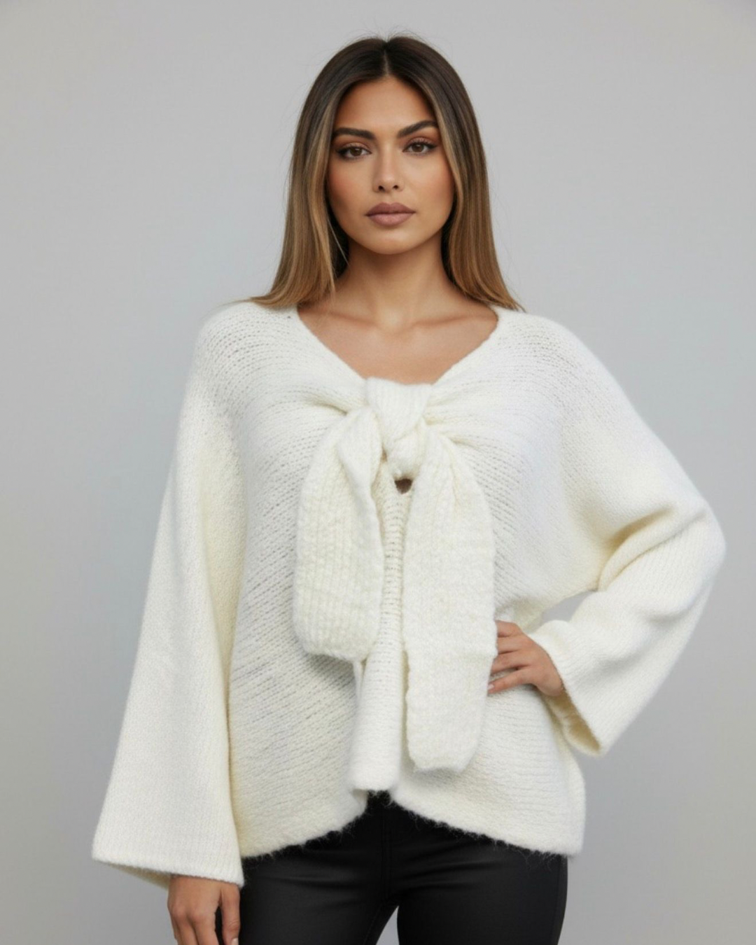 Daisy Schleifen Pullover