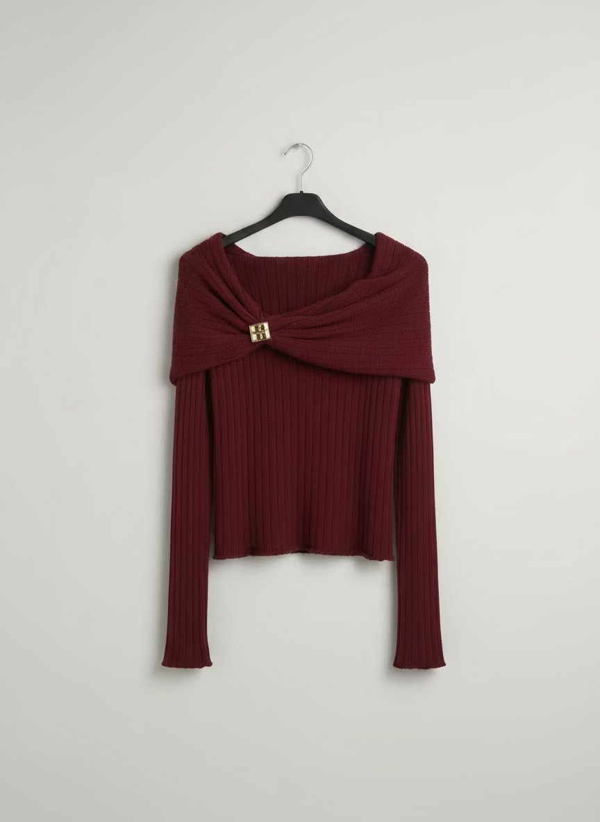 Leyla Off Shoulder  Pullover