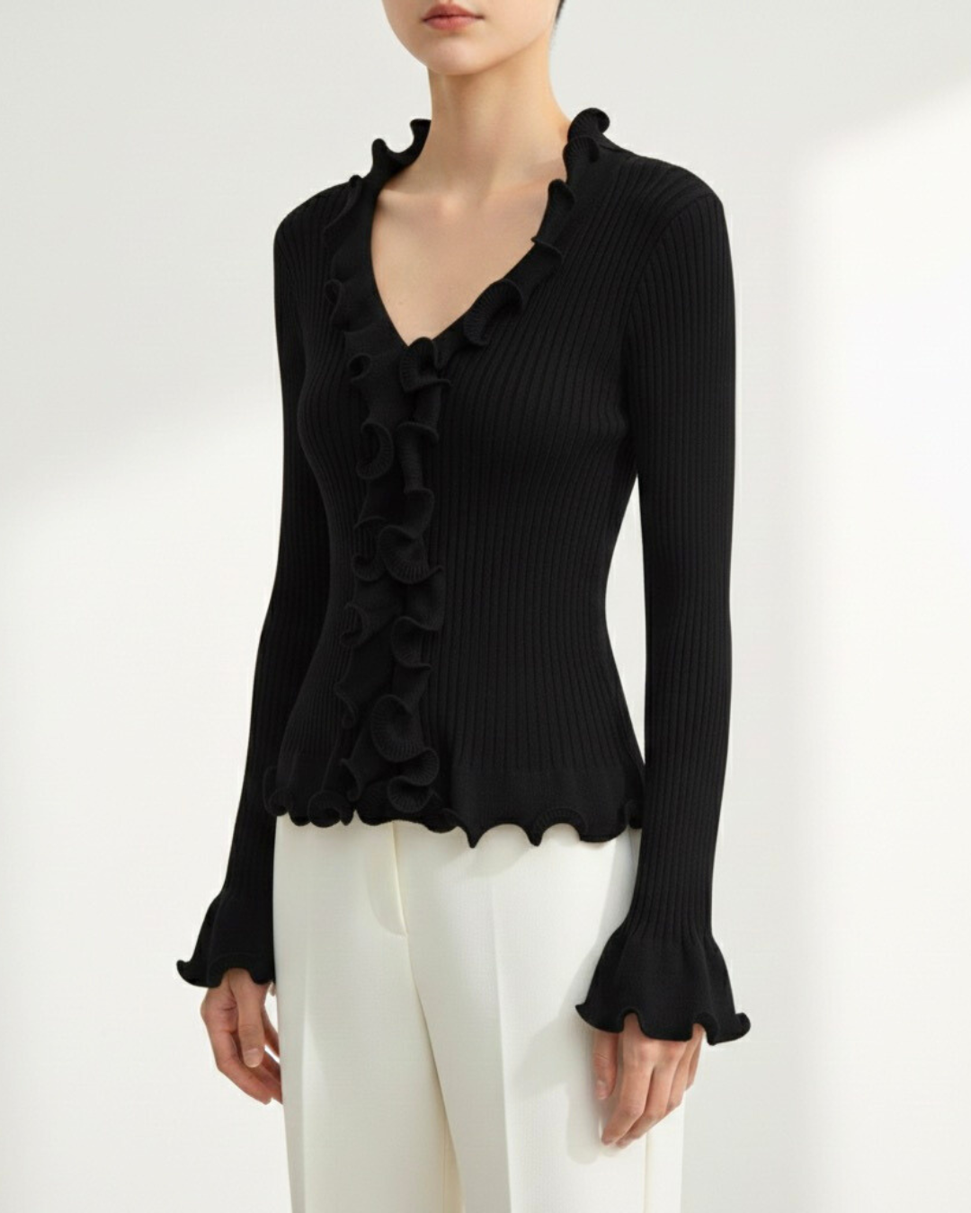 Ella Plüsch Strickoberteil - Versch. Farben