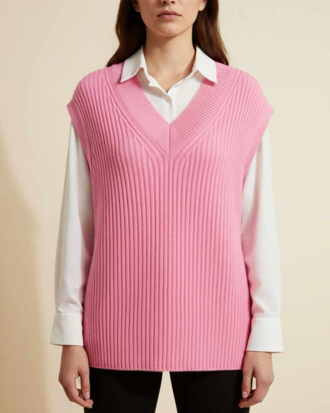 Belle Bluse & Weste Set - Versch. Farben